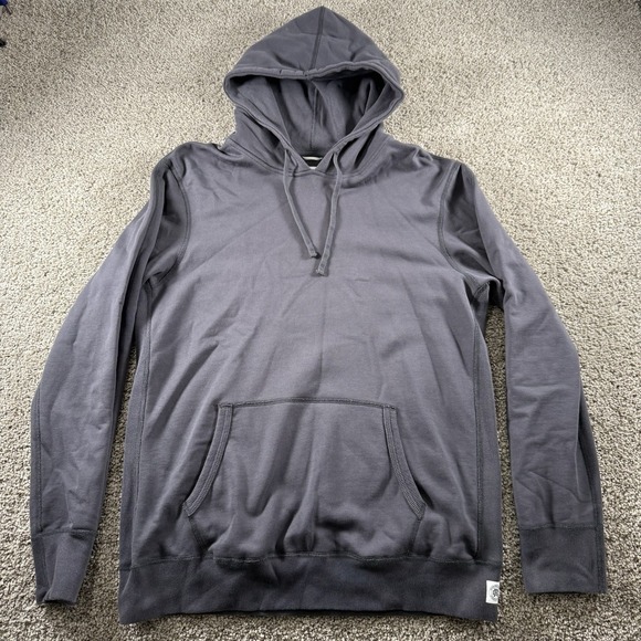 Reigning Champ Sweater Men Large Gray Pullover Sweatshirt Athletic Hoodie Casual - Picture 1 of 9